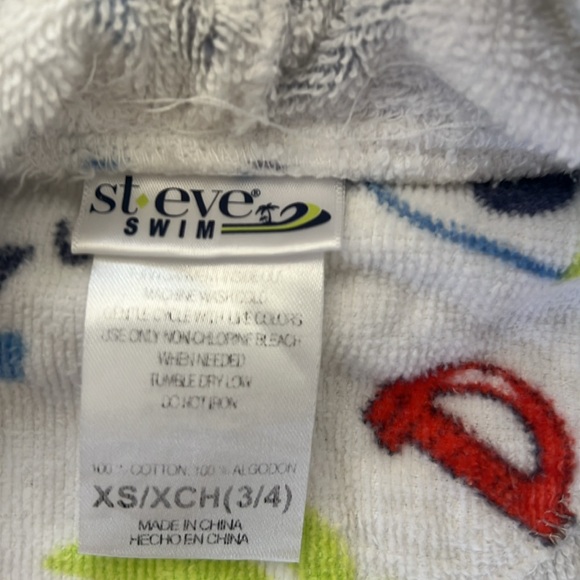 Cotton beach robe - Picture 2 of 4